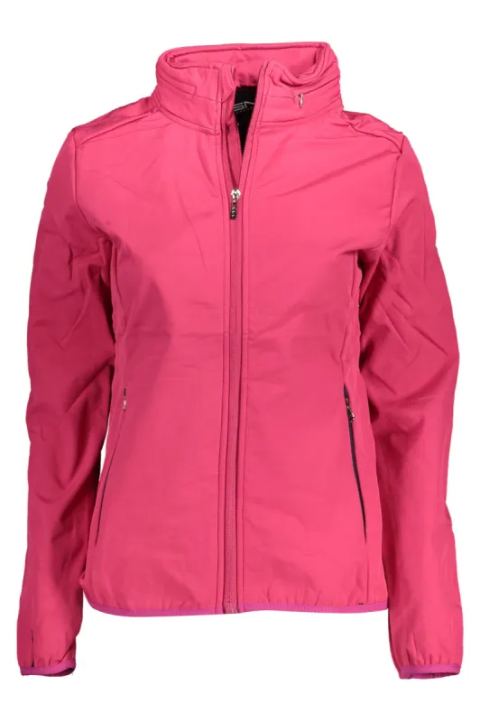 Pink Polyester Women Jacket sold by Louxly