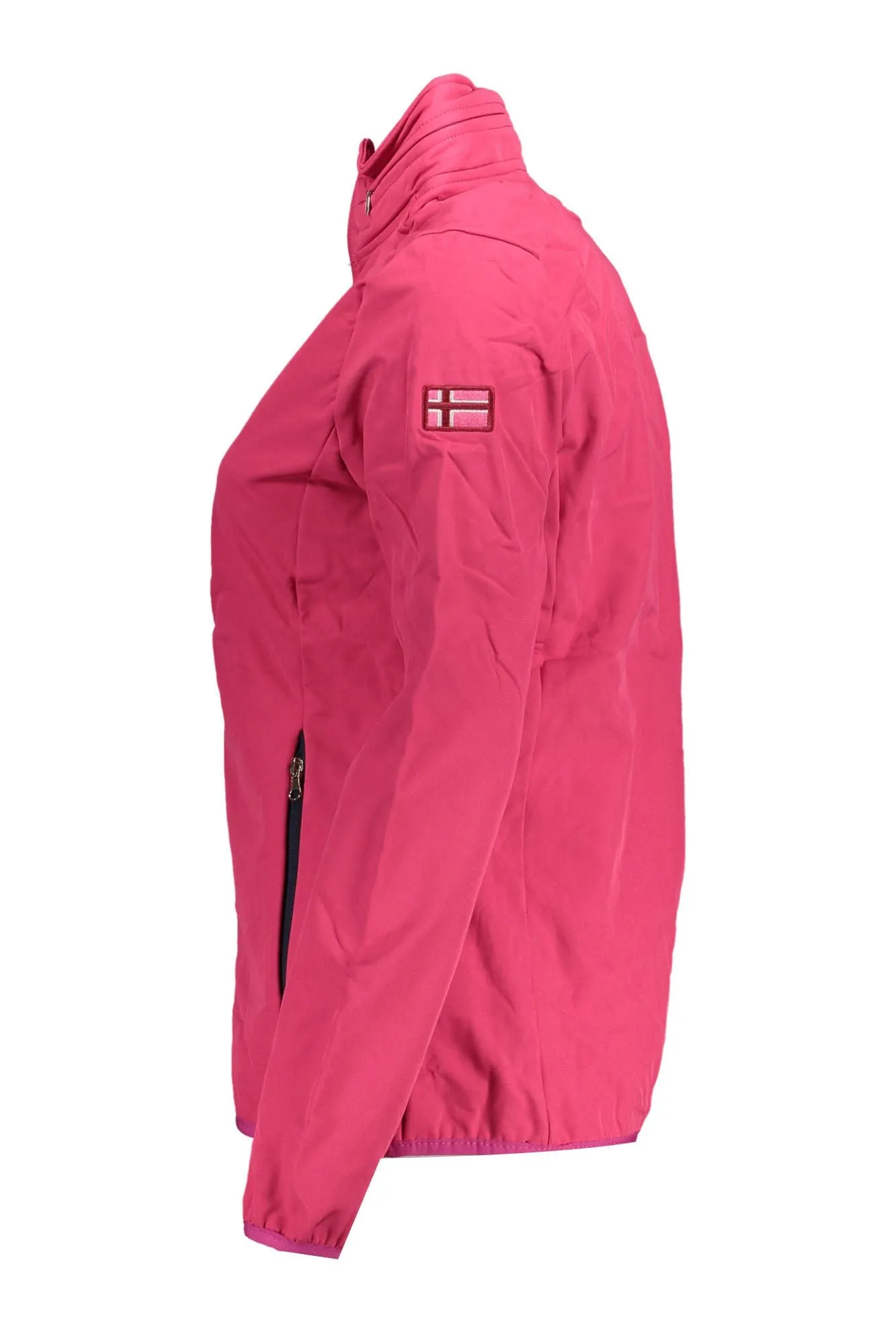 Pink Polyester Women Jacket sold by Louxly product image thumbnail 3