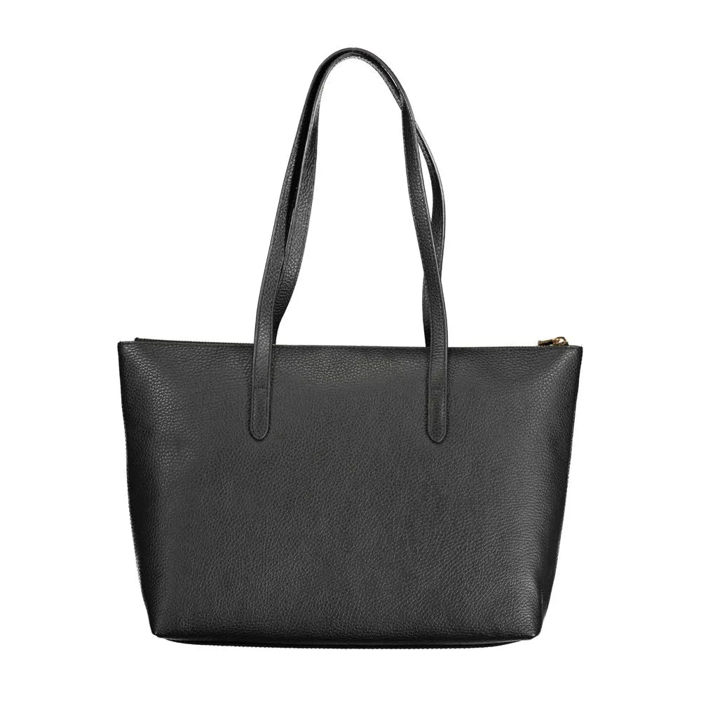 Black Leather Handbag sold by Louxly product image thumbnail 2