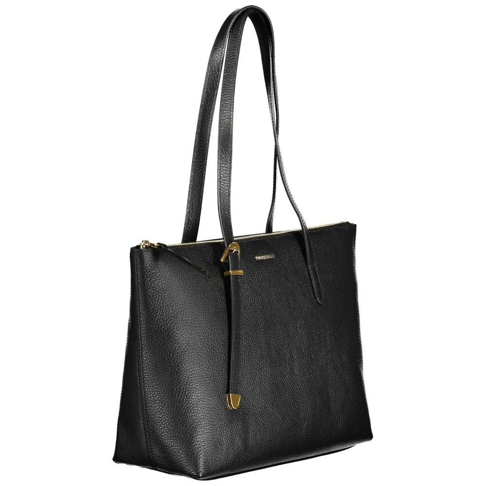 Black Leather Handbag sold by Louxly product image thumbnail 3