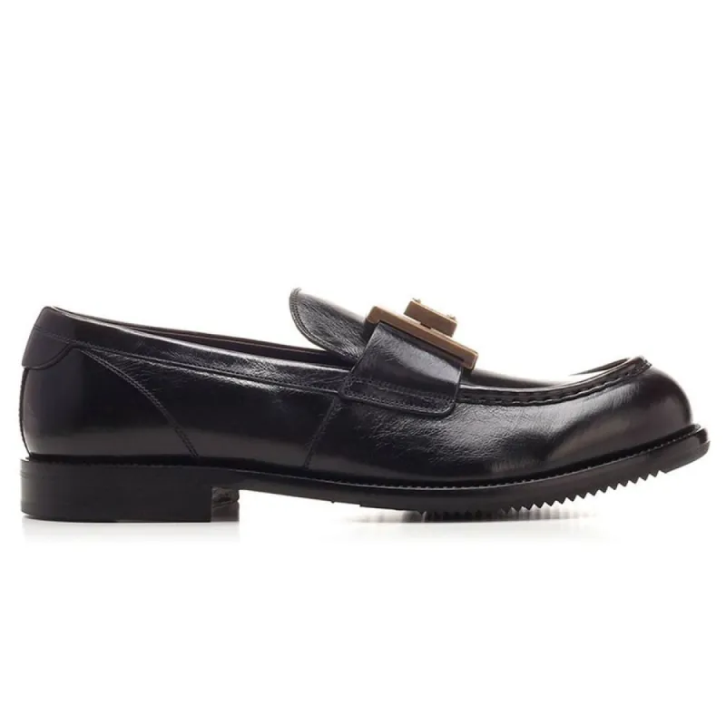 Black Leather Di Calfskin Loafer sold by Louxly