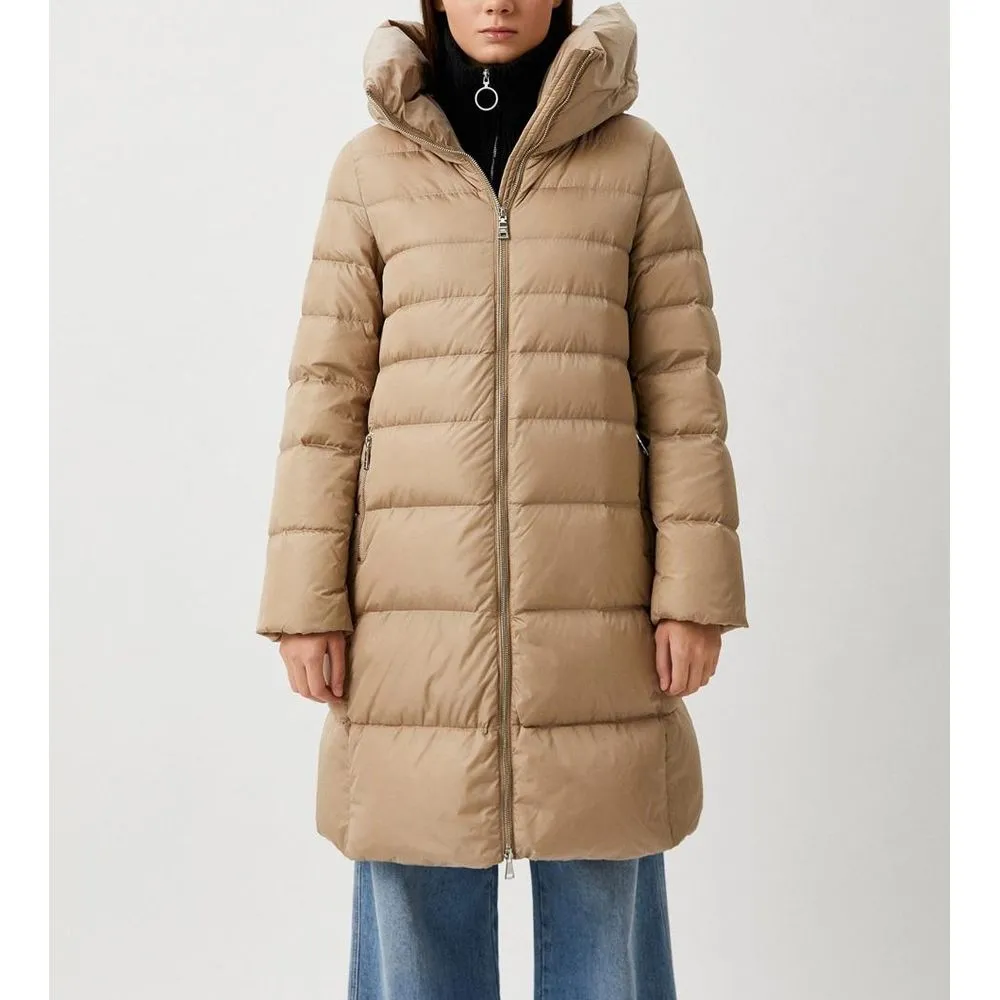 Beige Polyamide Jackets & Coat sold by Louxly