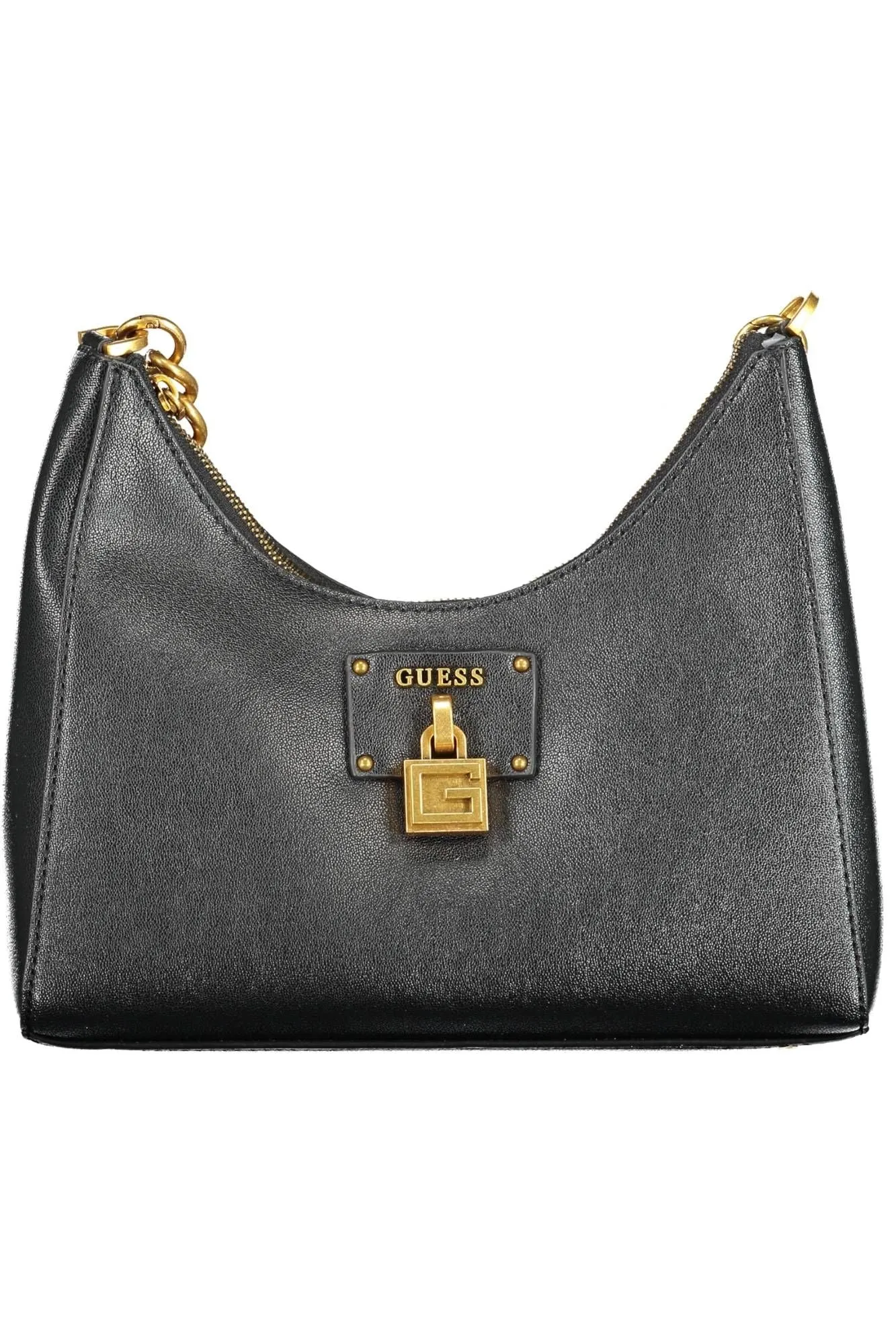 Chic Black Chain Handle Shoulder Bag sold by Louxly