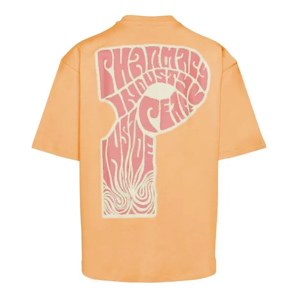 Vibrant Orange Graphic Crewneck Tee sold by Louxly product image thumbnail 2