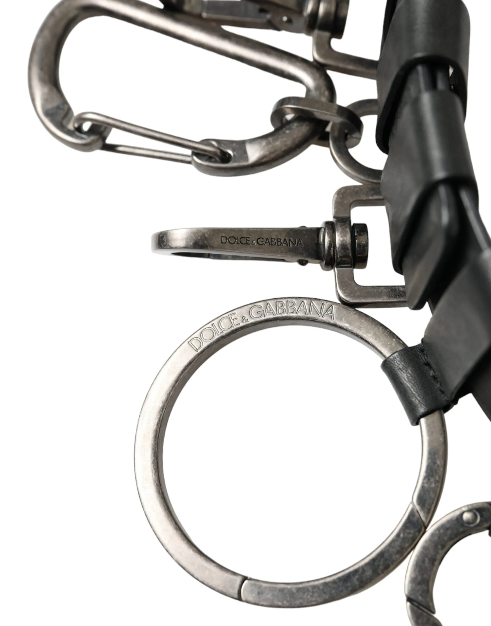 Black Calf Leather Silver Metal Buckle Belt sold by Louxly product image thumbnail 4