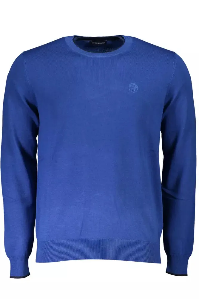 Blue Cotton Men Sweater sold by Louxly