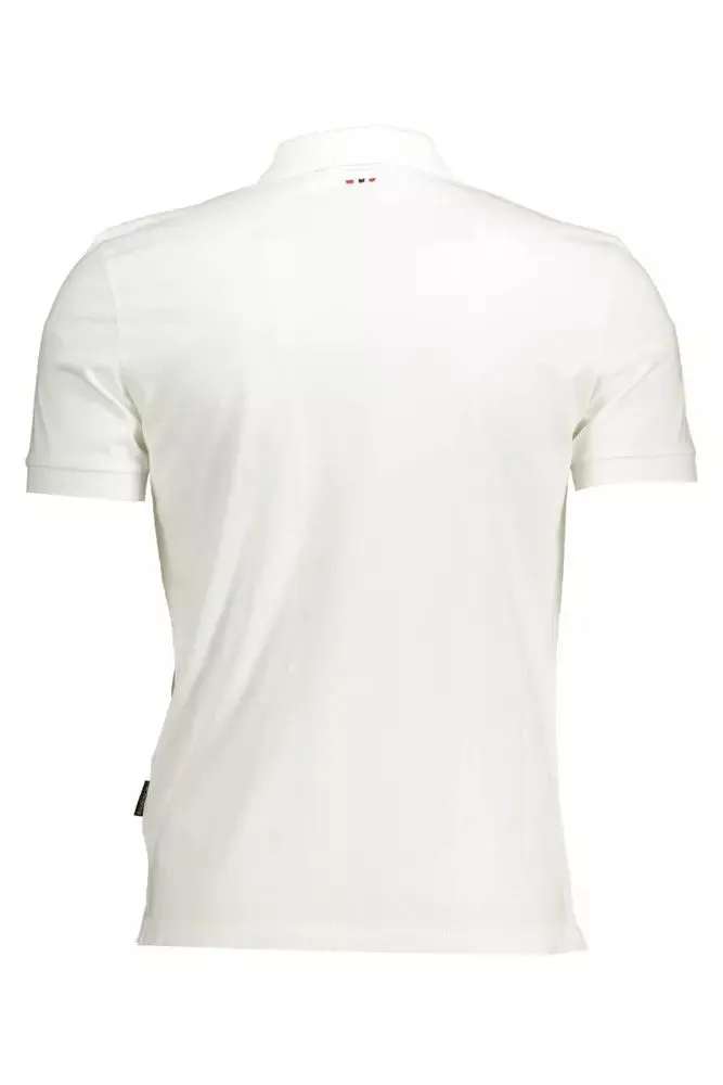 White Cotton Men Polo Shirt sold by Louxly product image thumbnail 2