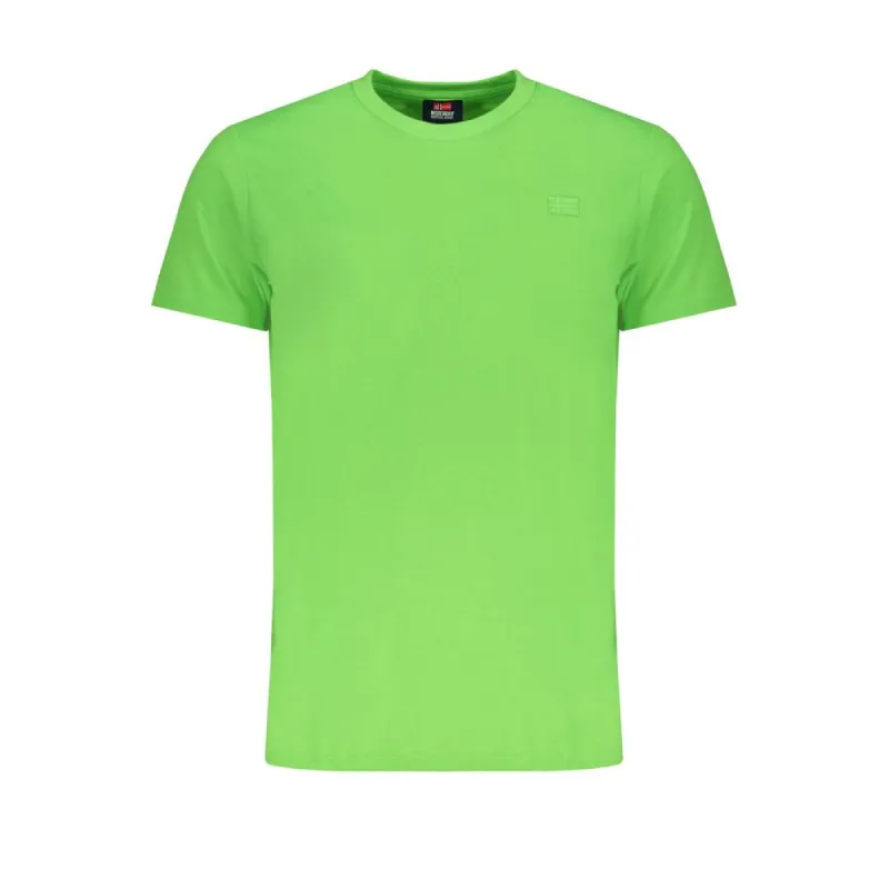 Green Cotton T-Shirt sold by Louxly