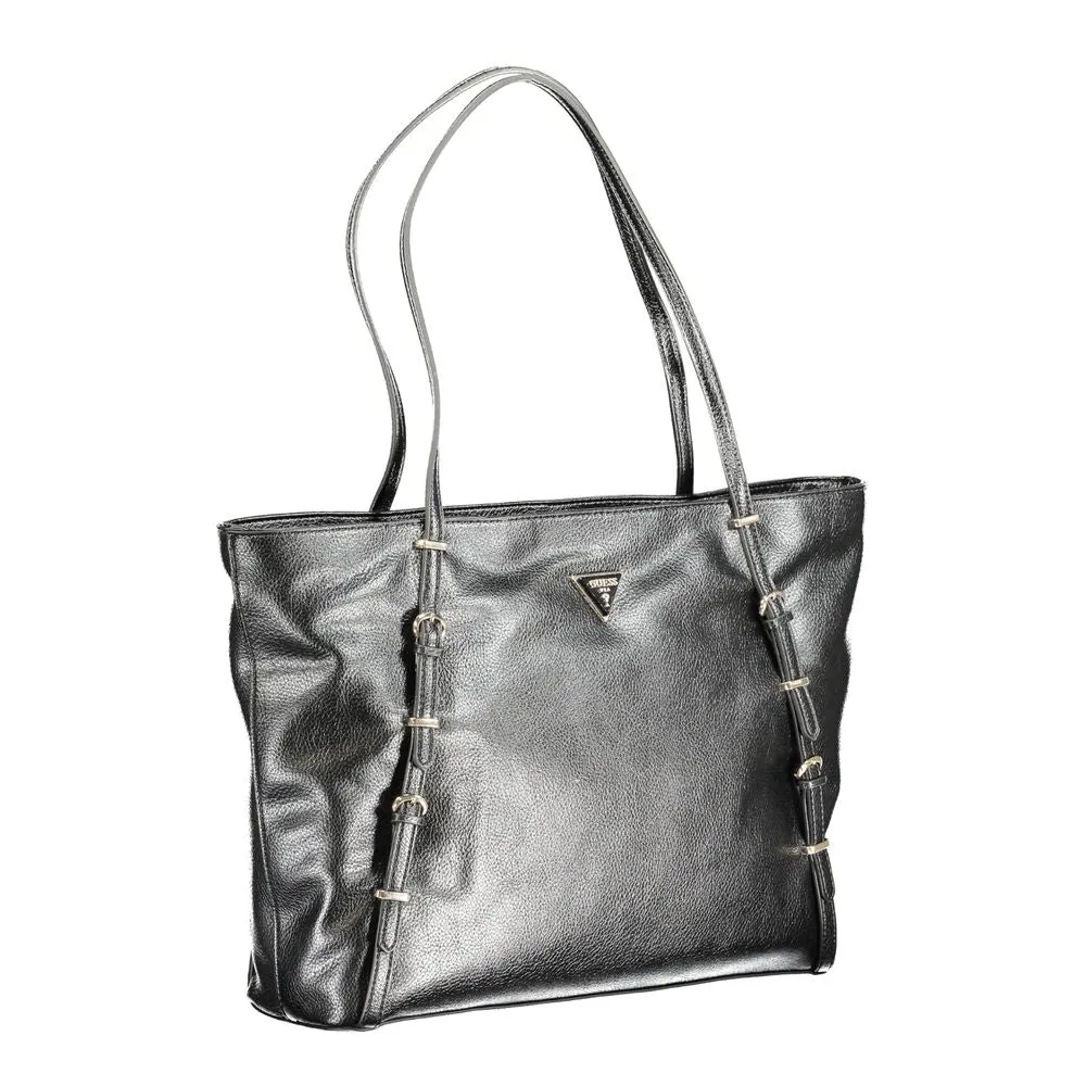 Black Polyethylene Handbag sold by Louxly product image thumbnail 3