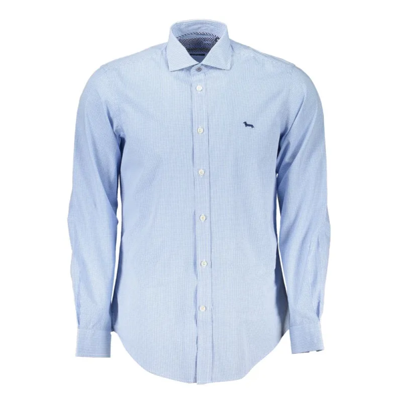 Elegant Light Blue Narrow Fit Shirt sold by Louxly