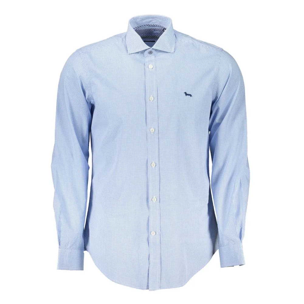 Elegant Light Blue Narrow Fit Shirt sold by Louxly