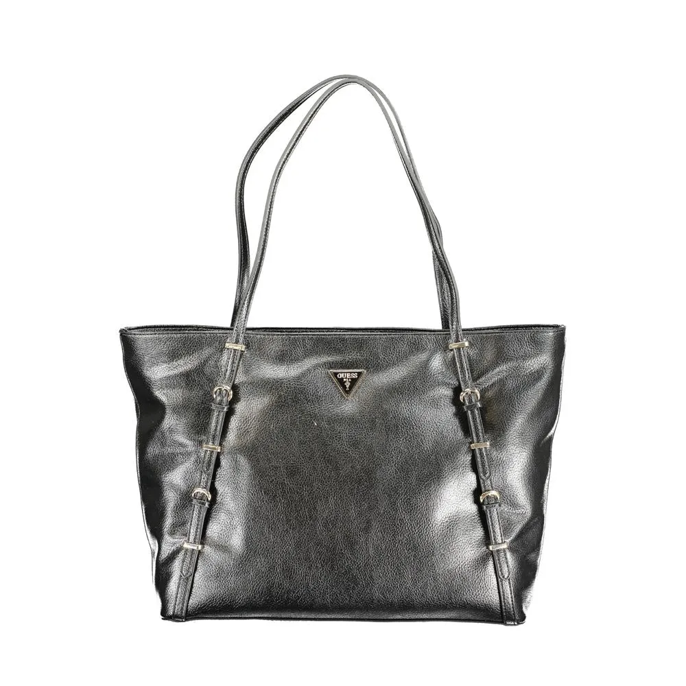 Black Polyethylene Handbag sold by Louxly