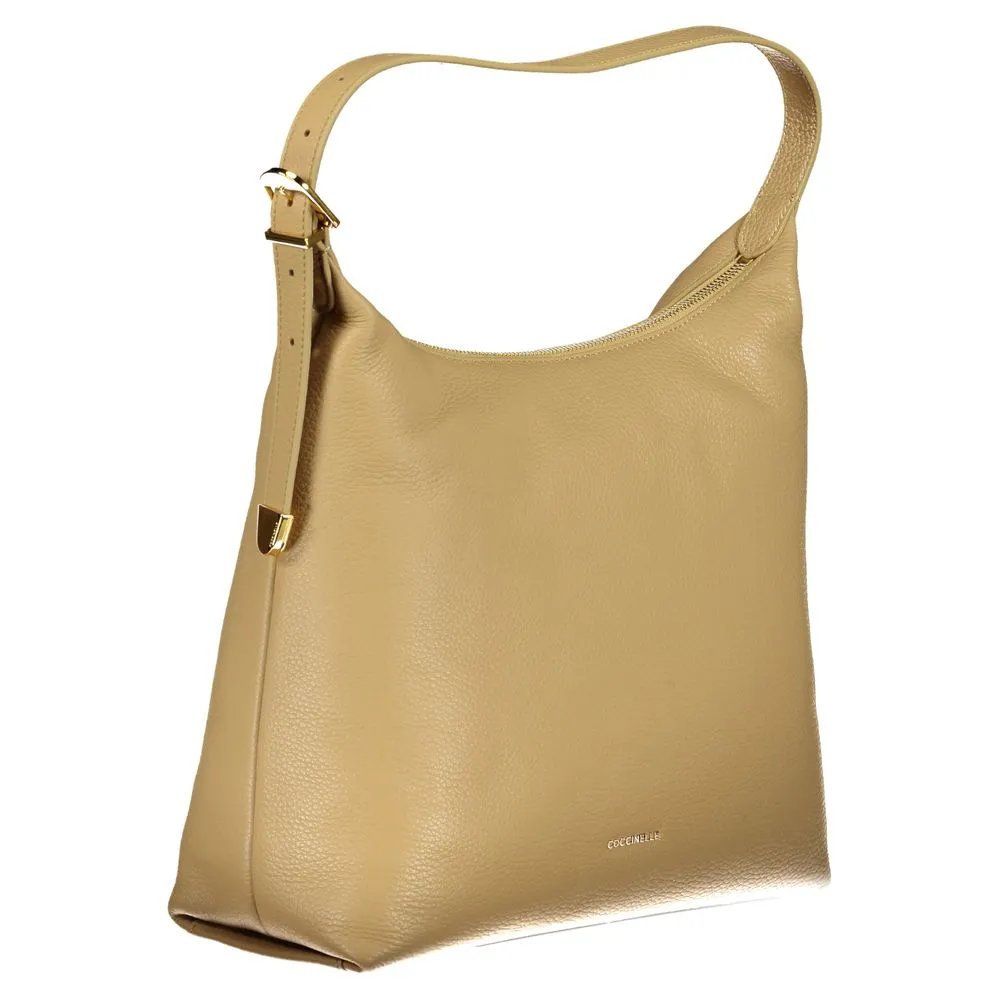 Beige Leather Handbag sold by Louxly product image thumbnail 3