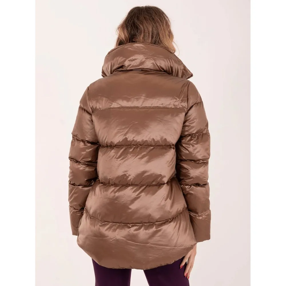 Brown Polyester Jackets & Coat sold by Louxly product image thumbnail 3
