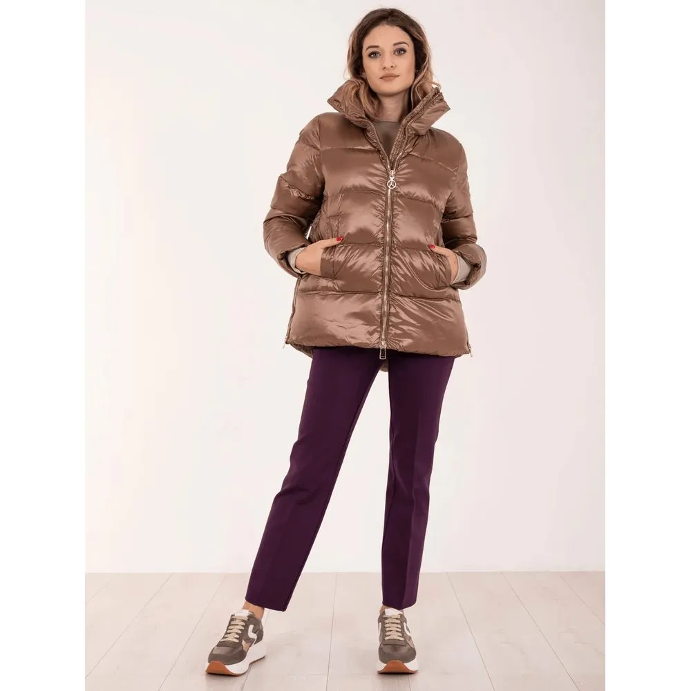 Brown Polyester Jackets & Coat sold by Louxly
