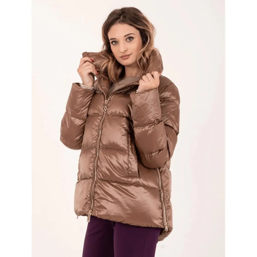 Brown Polyester Jackets & Coat sold by Louxly product image thumbnail 2