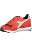 Red Leather Women Sneaker sold by Louxly