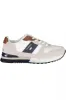 Sleek White Sneakers with Contrasting Accents sold by Louxly