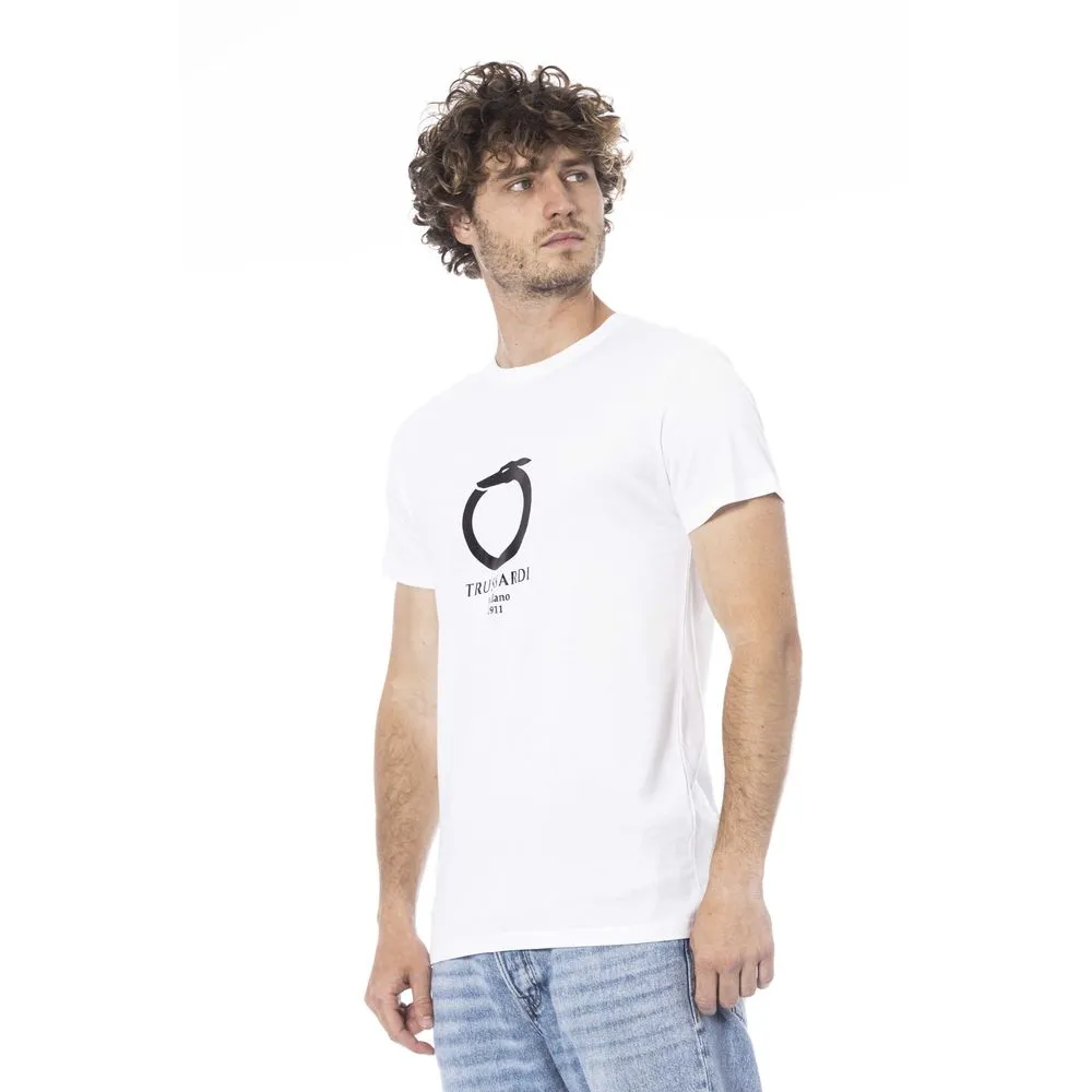 White Cotton T-Shirt sold by Louxly product image thumbnail 2