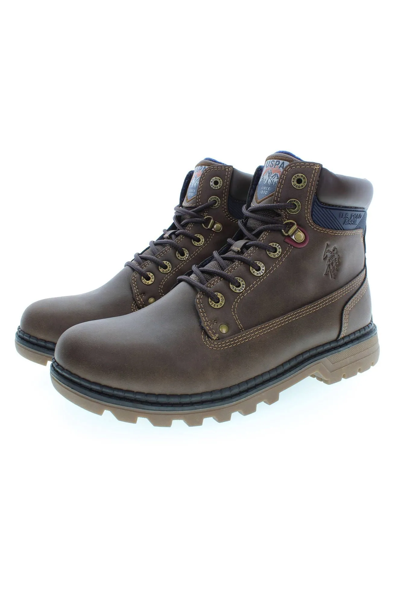Brown Polyester Men Boot sold by Louxly product image thumbnail 3