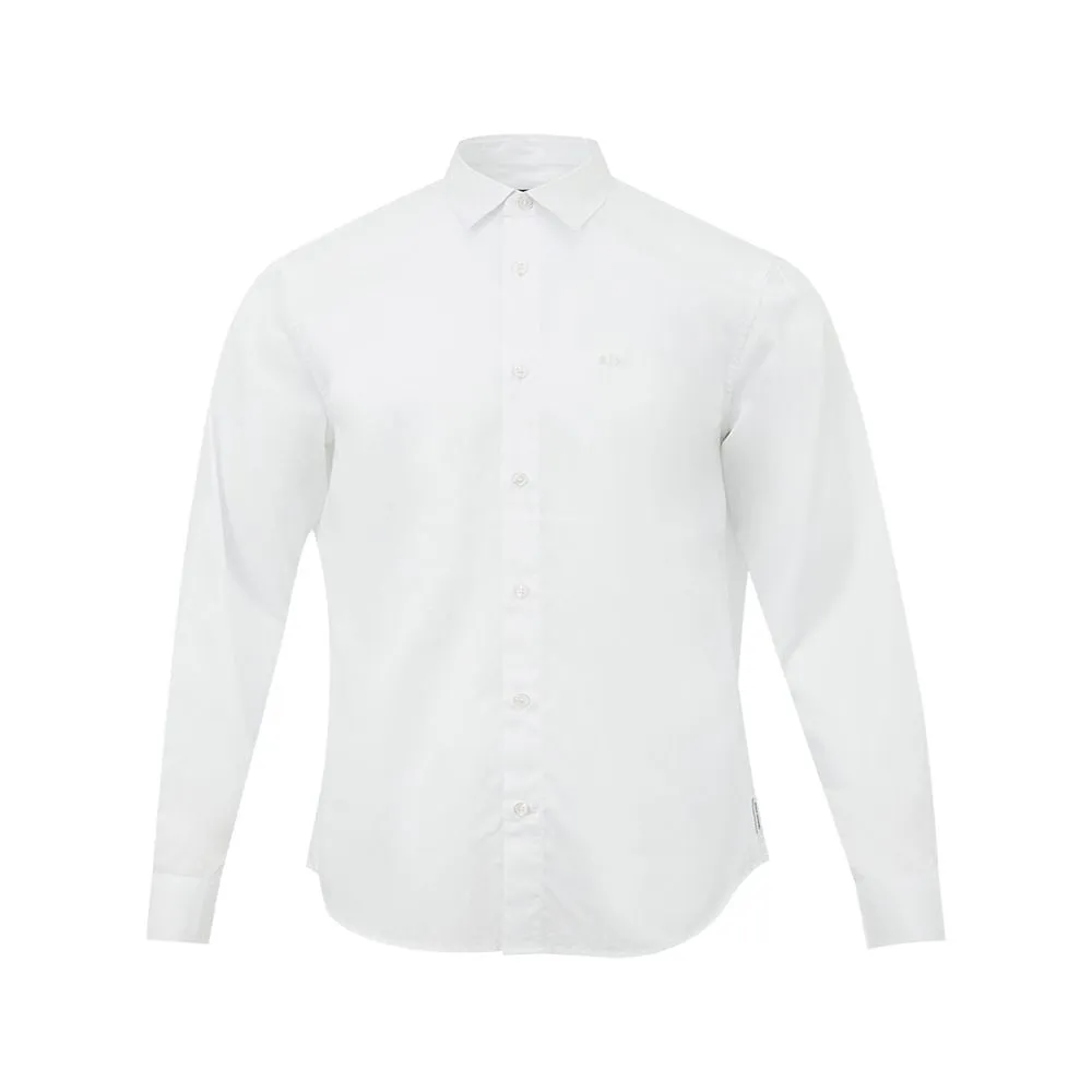 Elegant White Cotton Shirt for Men sold by Louxly