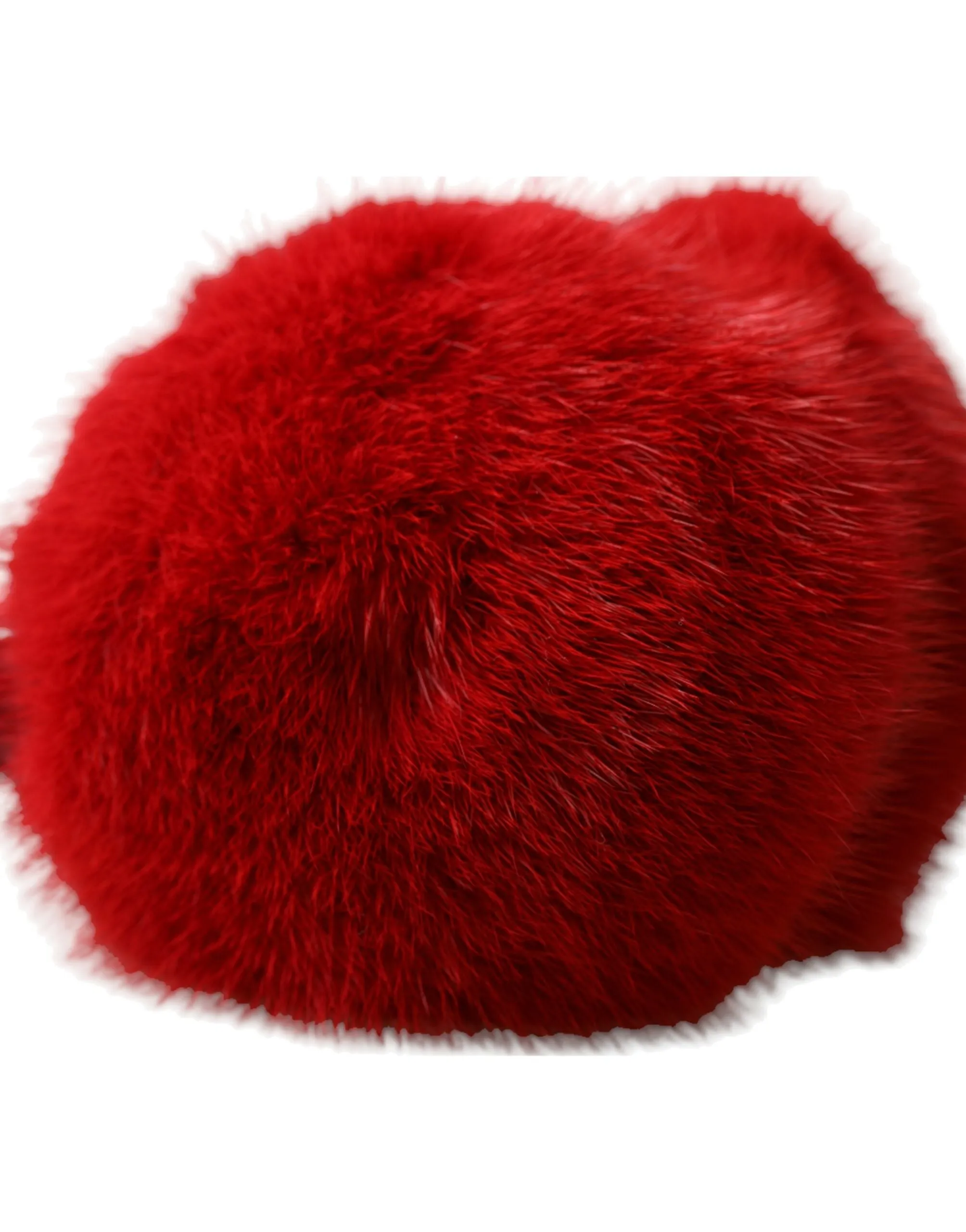 Red Mink Fur Elegance Ear Muffs sold by Louxly product image thumbnail 4
