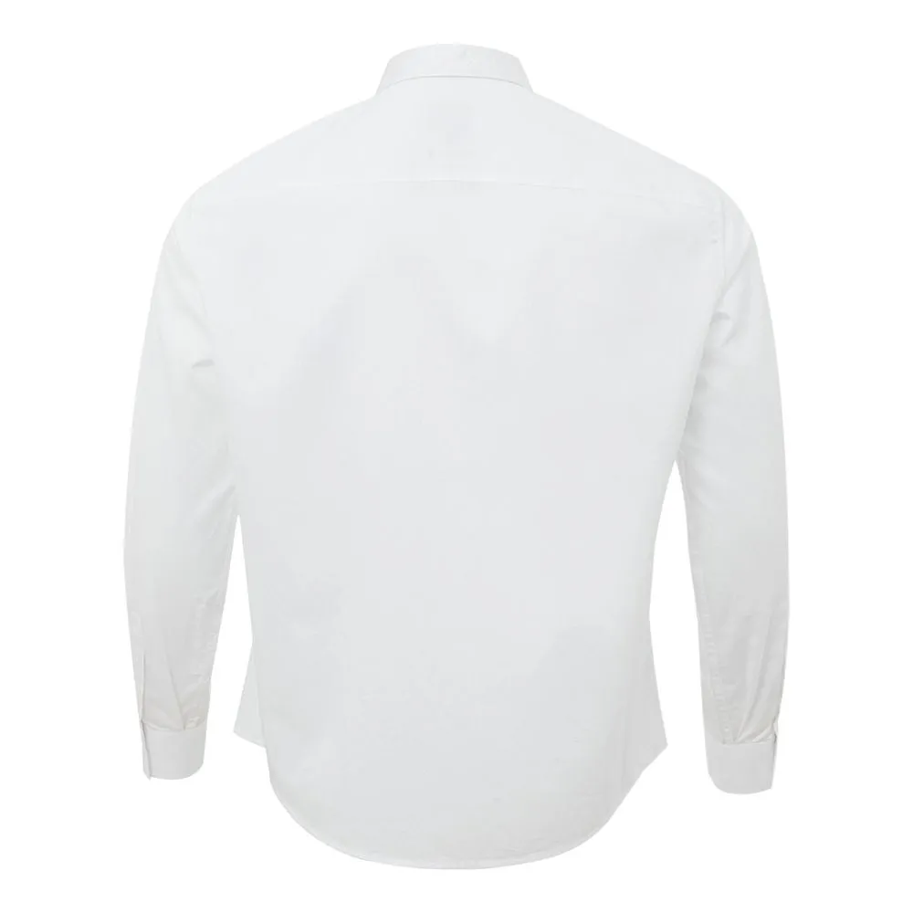 Elegant White Cotton Shirt for Men sold by Louxly product image thumbnail 2
