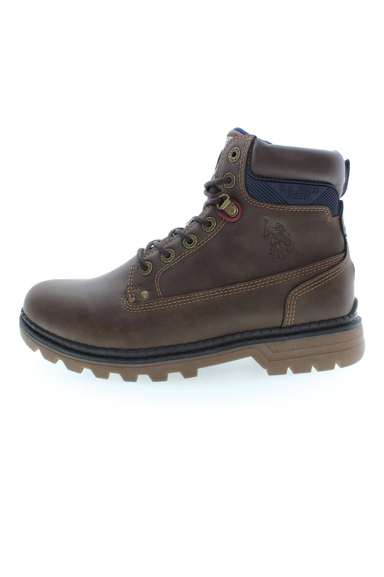 Brown Polyester Men Boot sold by Louxly product image thumbnail 2