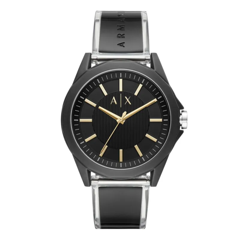 Black Men Watch made by Armani Exchange
