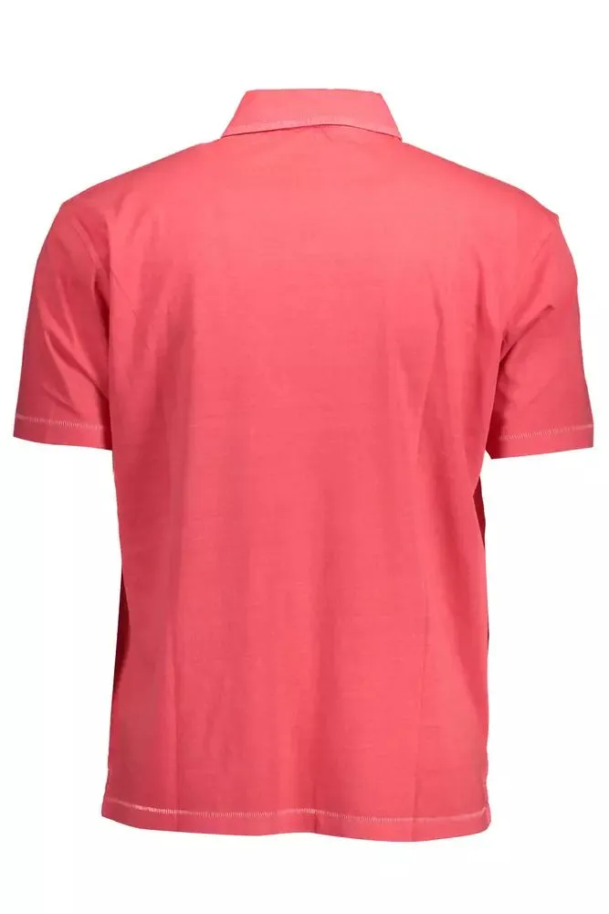 Pink Cotton Men Polo Shirt sold by Louxly product image thumbnail 2