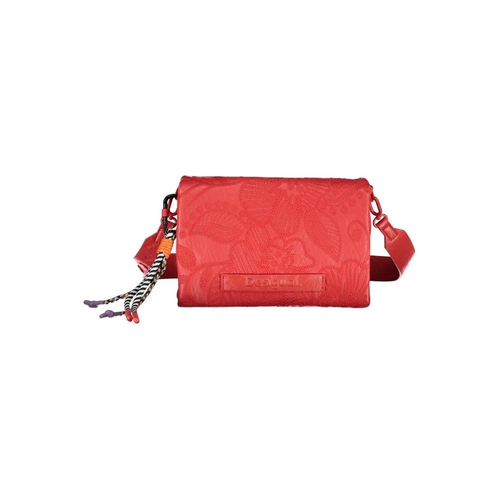 Red Polyethylene Handbag sold by Louxly
