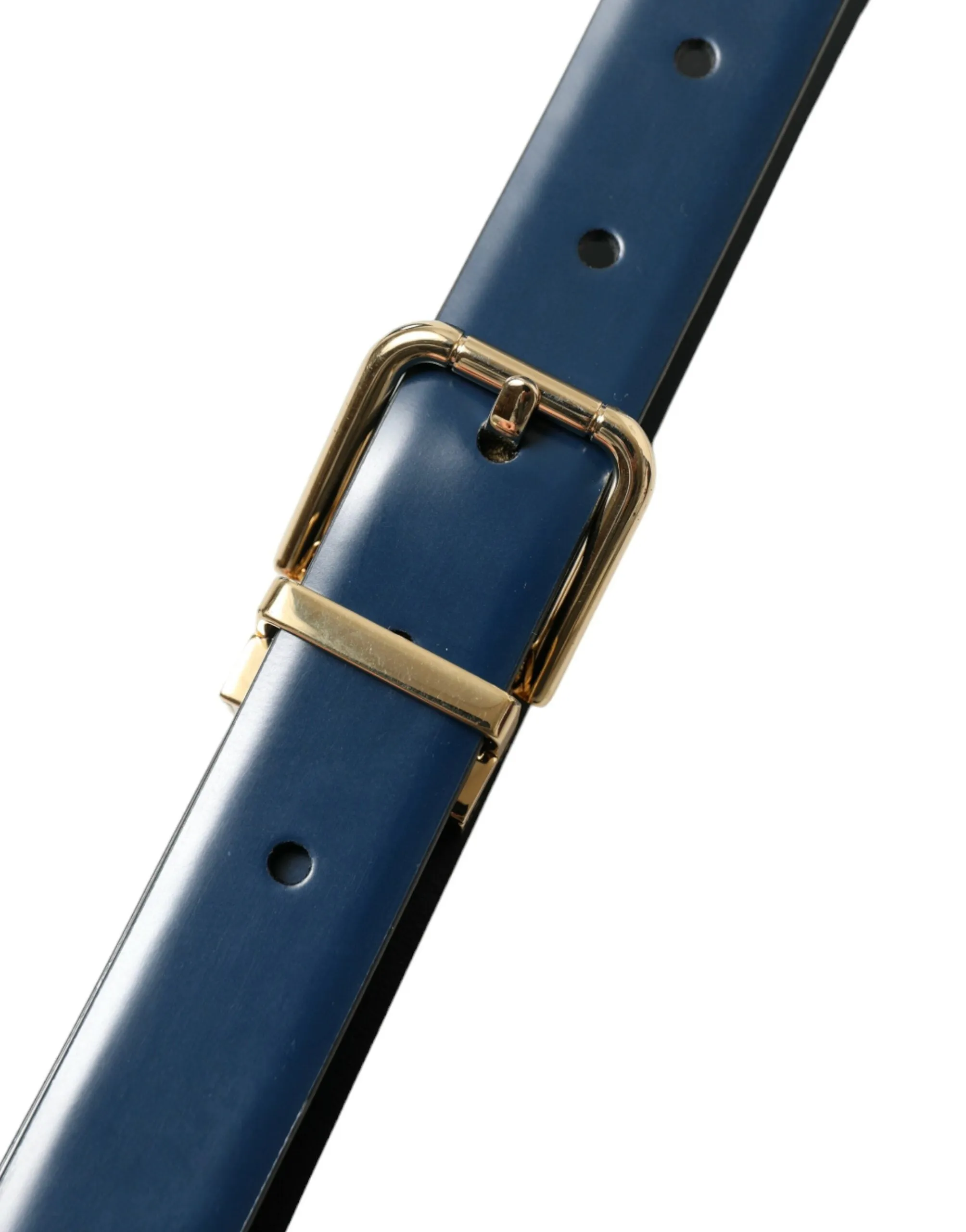 Elegant Blue Calf Leather Belt sold by Louxly product image thumbnail 5