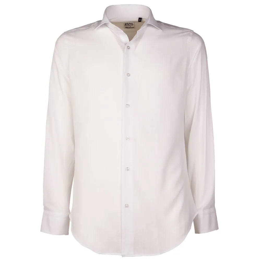 White Cotton Shirt sold by Louxly