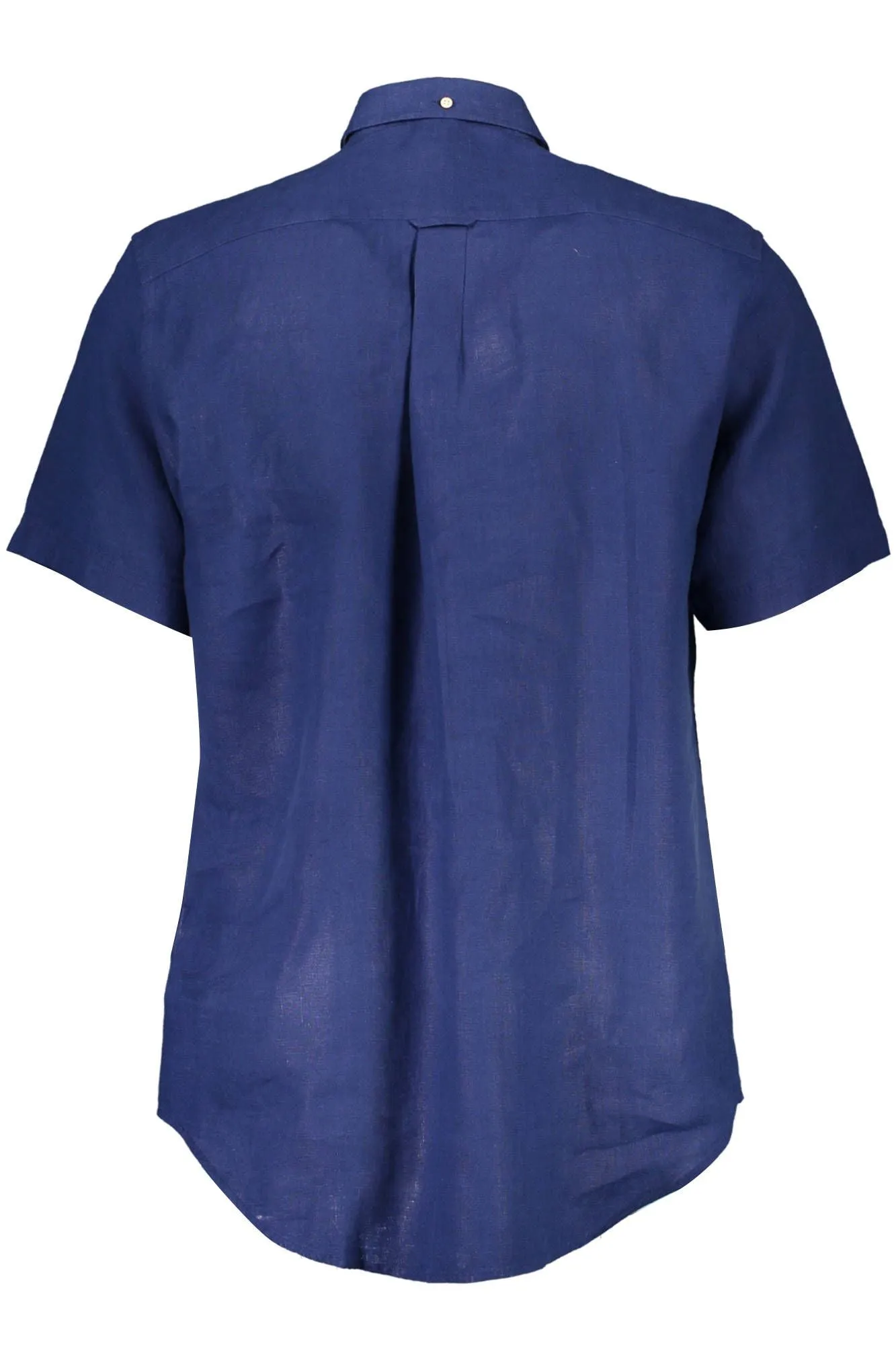 Elegant Blue Linen Button-Down Shirt sold by Louxly product image thumbnail 2