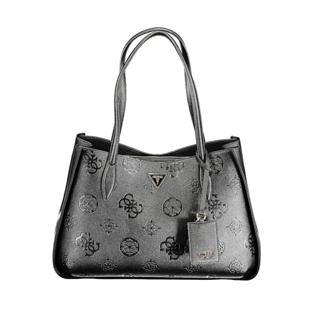 Black Polyethylene Handbag sold by Louxly