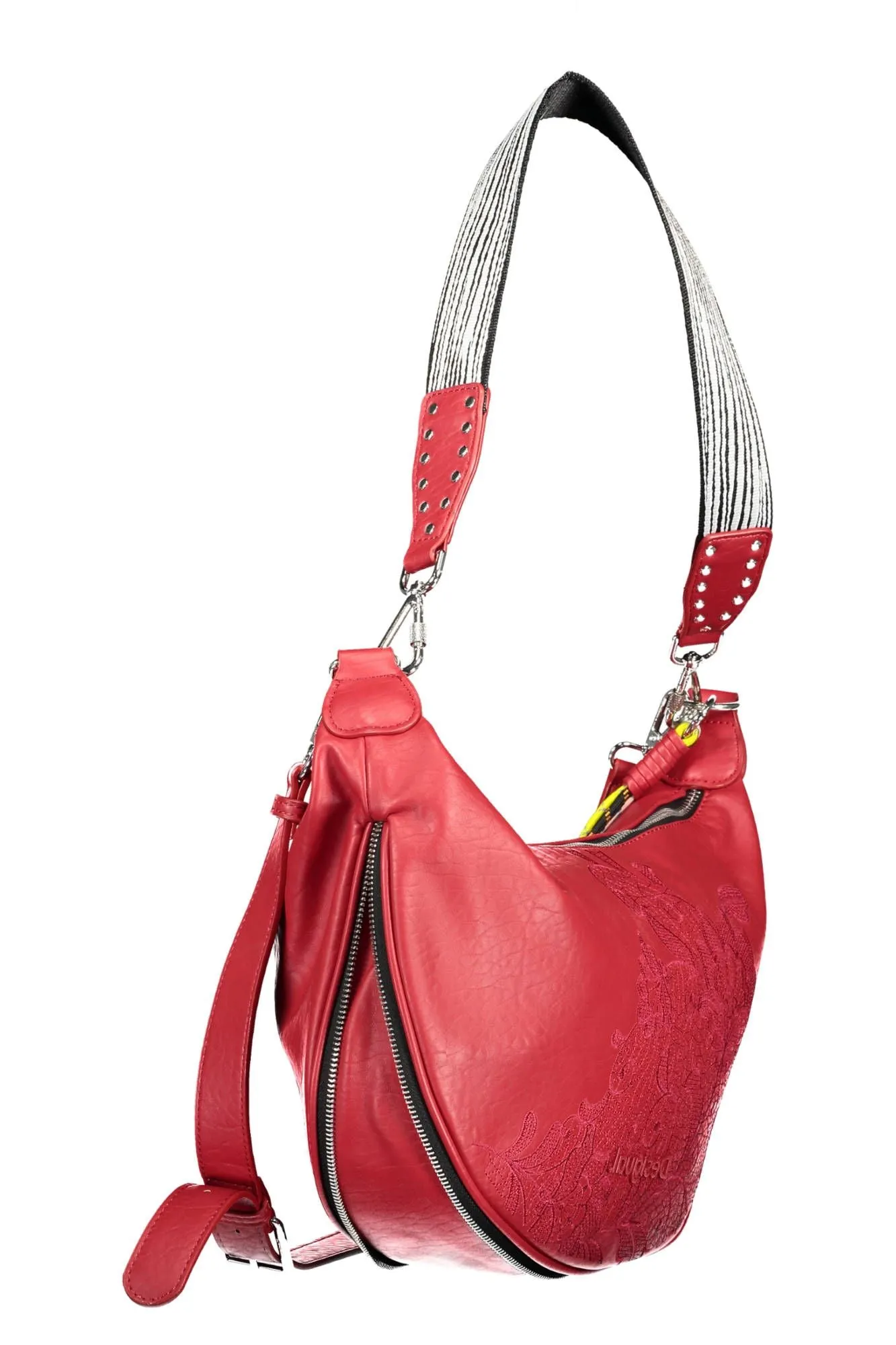 Red Polyethylene Women Handbag sold by Louxly product image thumbnail 3