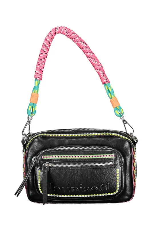 Chic Embroidered Black Shoulder Bag sold by Louxly