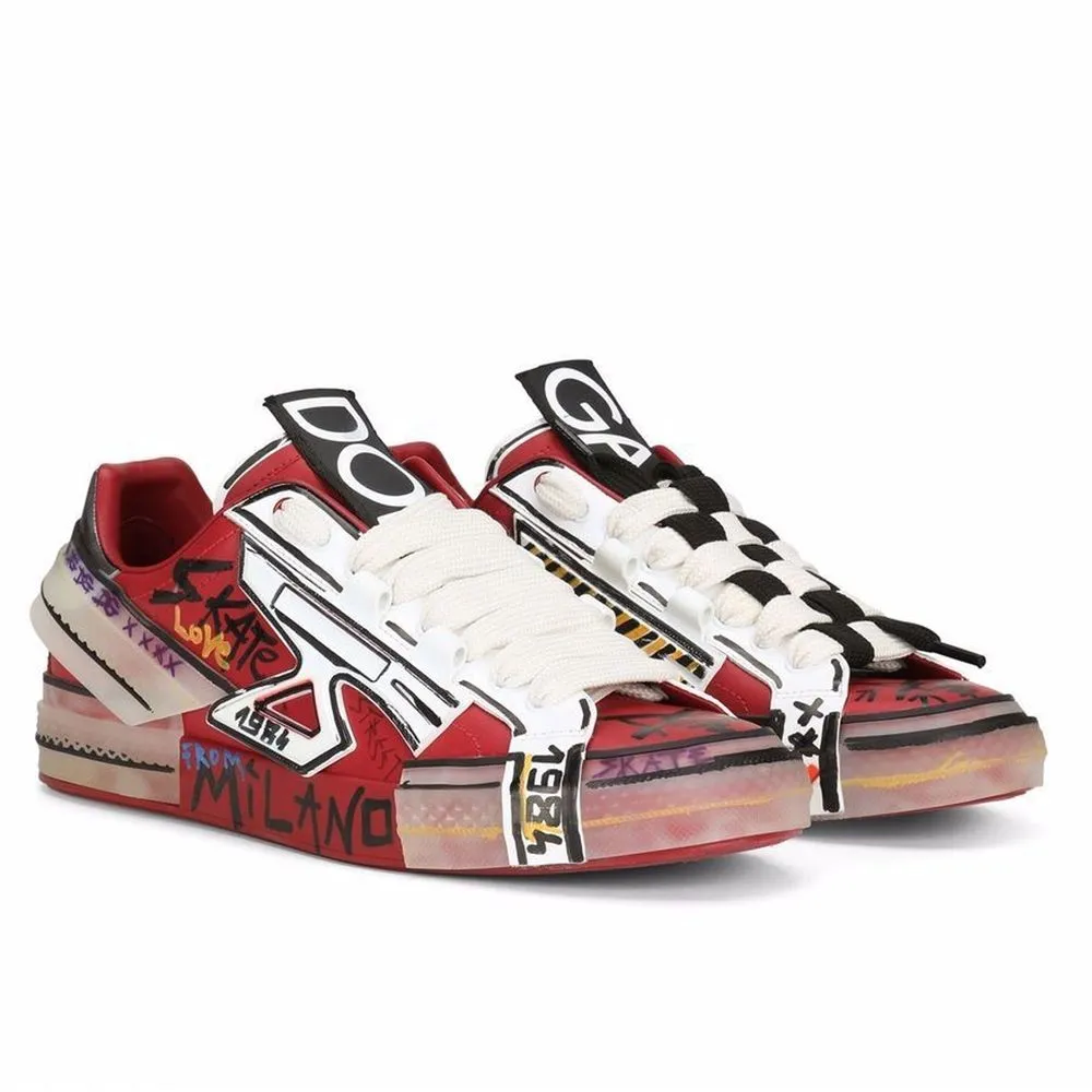 Red Cotton Sneaker sold by Louxly product image thumbnail 2