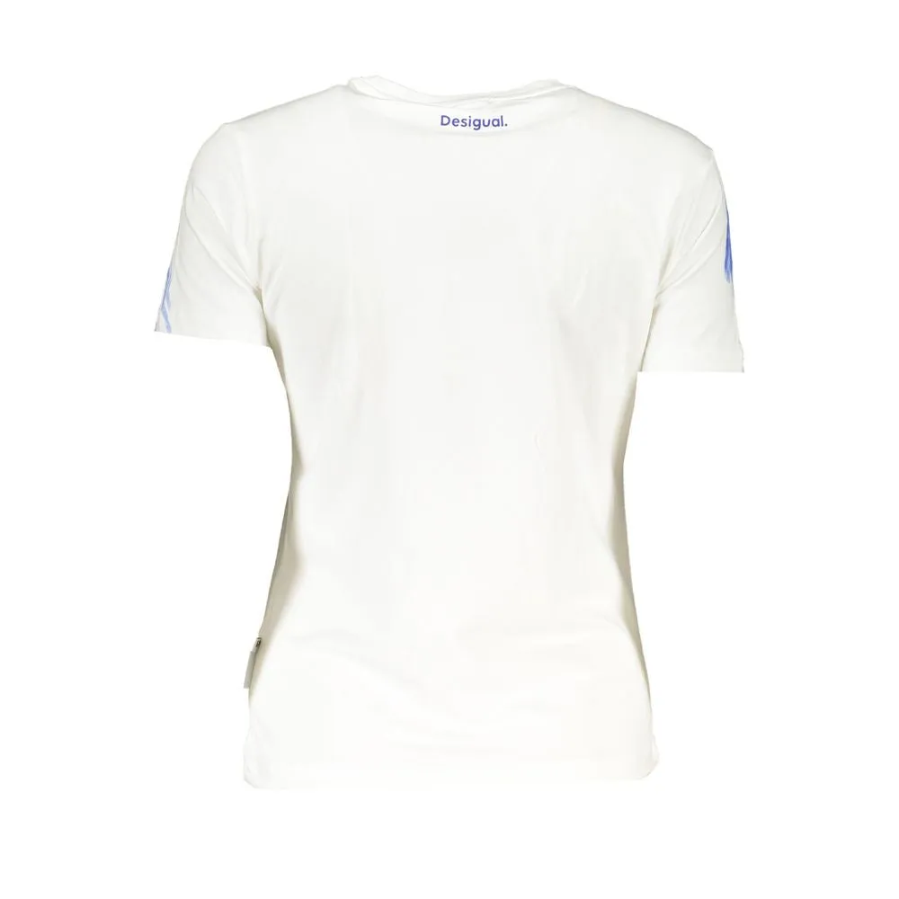 White Cotton Tops & T-Shirt sold by Louxly product image thumbnail 2