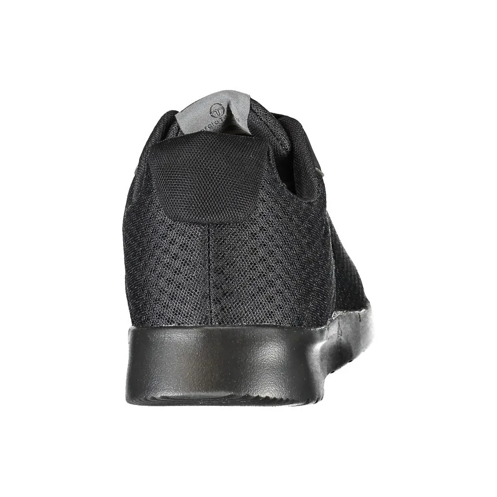 Sleek Black Sneakers with Embroidered Detail sold by Louxly product image thumbnail 2