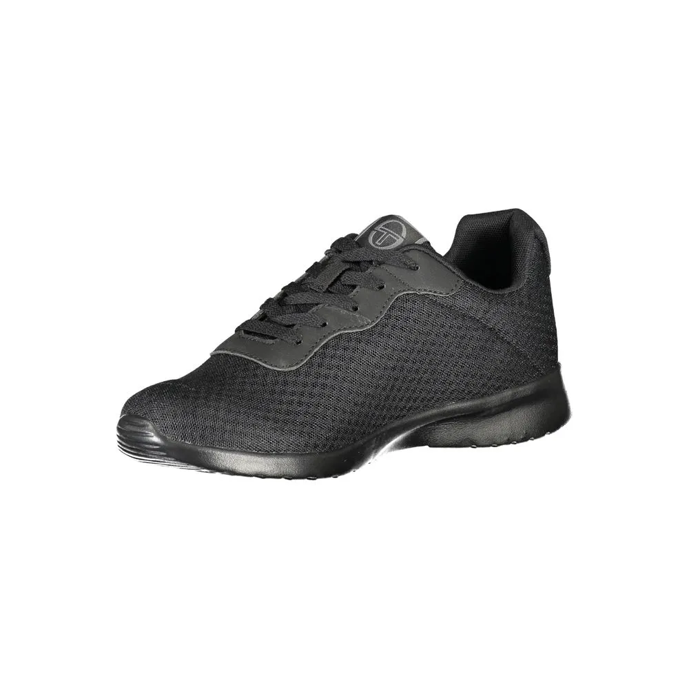 Sleek Black Sneakers with Embroidered Detail sold by Louxly product image thumbnail 3