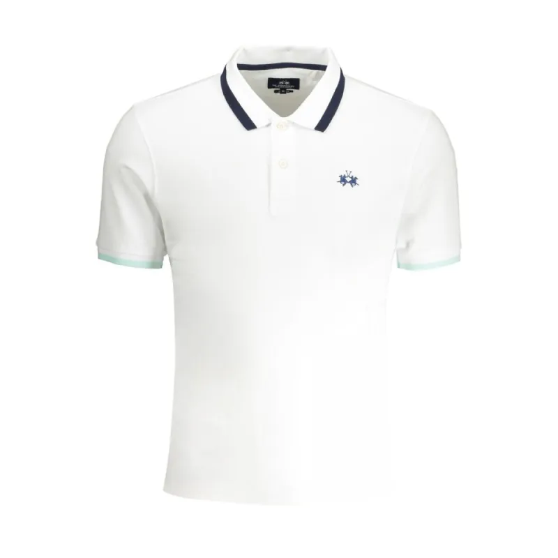 White Cotton Polo Shirt sold by Louxly