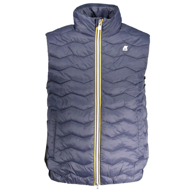 Blue Polyamide Men Jacket sold by Louxly