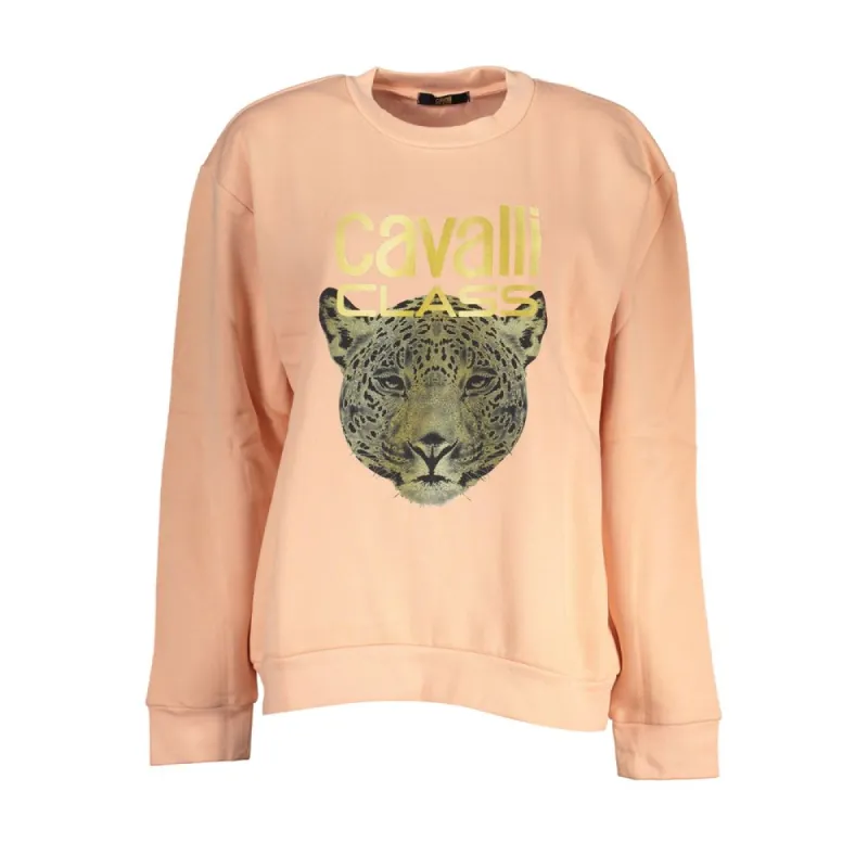 Chic Pink Fleece Crew Neck Sweatshirt sold by Louxly