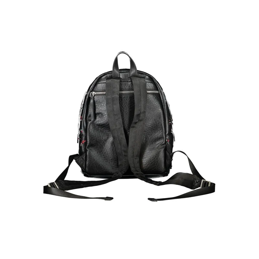 Chic Black Backpack with Contrasting Details sold by Louxly product image thumbnail 2