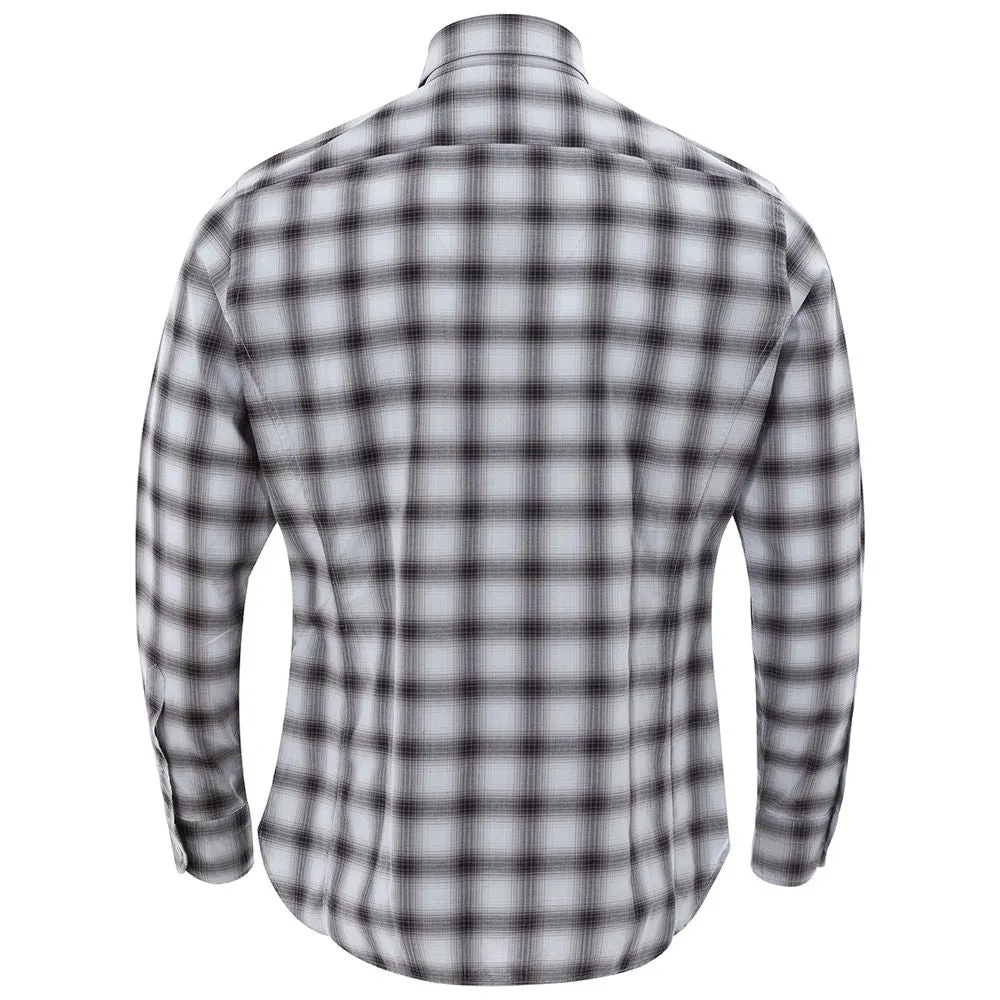 Elegant Gray Cotton Mens Shirt sold by Louxly product image thumbnail 2