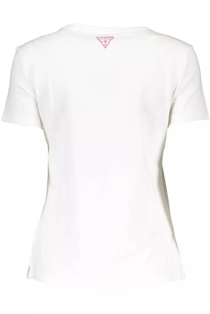 Chic White Tee with Embroidery Detail sold by Louxly product image thumbnail 2