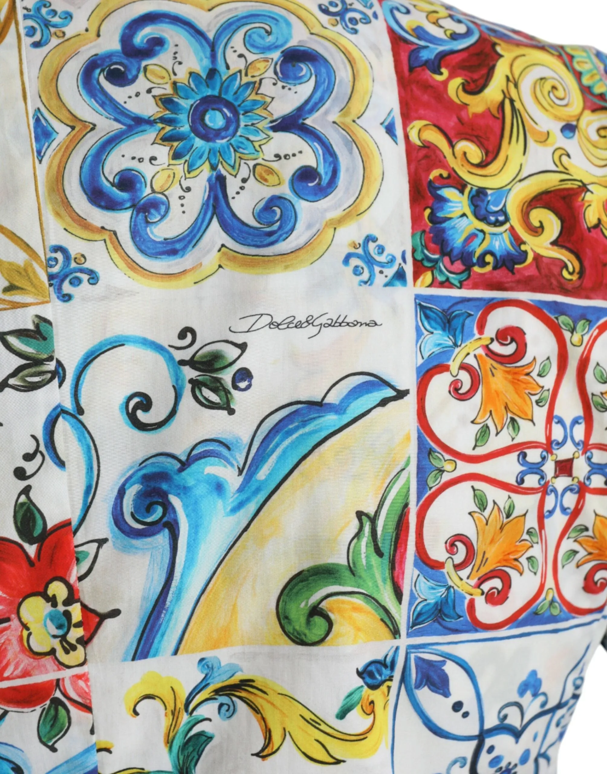 Multicolor Majolica TAORMINA Single Breasted Blazer sold by Louxly product image thumbnail 5