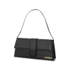 Black Leather Shoulder Bag sold by Louxly