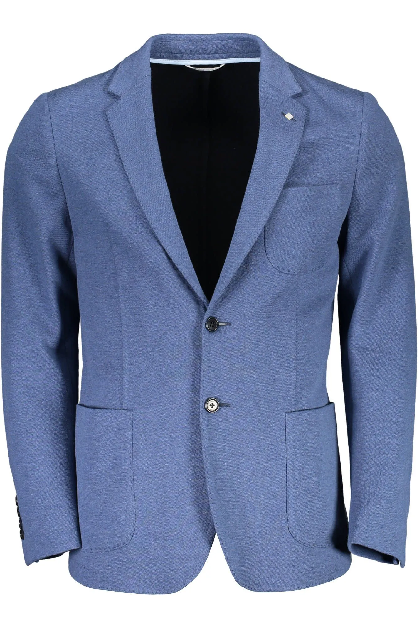 Blue Cotton Men Jacket sold by Louxly